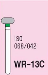 Mani Wheel Round (WR) Series Regular Shank Diamond Burs