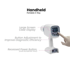 Runyes Portable Dental X-Ray Machine (Gun-Type) | Handheld Digital Imaging X-Ray Device | Compact & Low Radiation