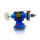 Dr. Smith DSS Stainless Steel Manual Dental Polishing Lathe Machine | High-Performance Bench Lathe | Dual-Speed Grinding & Polishing System
