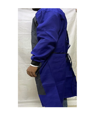 Full OT Gown | Double Layered Cotton + Waterproof Protection | Full Coverage & Comfort