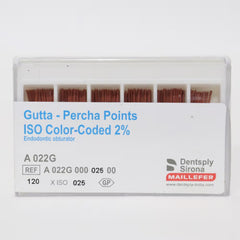 Dentsply ISO Color-Coded 2% Gutta Percha Points