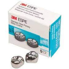 3M Stainless Steel Primary Molar Refill Preformed Paediatric Crowns