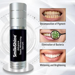 SmiloShine Advance Teeth Whitening SERUM ll Dentist Recommended ll Instant Teeth Whitening in just 5 minutes ll Menthol Flavor ll Power of Activated Charcoal ll Serum Toothpaste ll 30 ml (1)