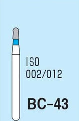 Mani Ball Collar (BC) Series Regular Shank Diamond Burs