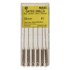 Mani Stainless Steel Gates Glidden Drills