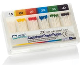 Meta Biomed 4% Tapered Paper Points - Assorted