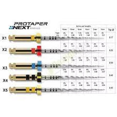 Dentsply ProTaper Next Assorted (X1-X3) NiTi Rotary Files