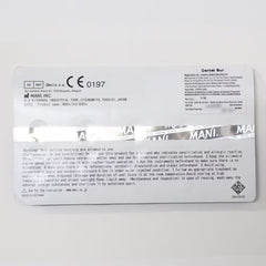 Mani Taper Round End (TR) Series Regular Shank Diamond Burs