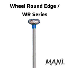 Mani Wheel Round (WR) Series Regular Shank Diamond Burs