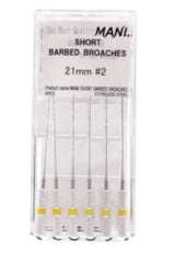 Mani Stainless Steel Barbed Broaches