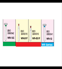Mani Wheel Round (WR) Series Short Shank Diamond Burs