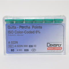 Dentsply ISO Color-Coded 6% Gutta Percha Points