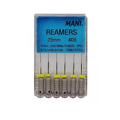 5 x Mani Stainless Steel Reamers