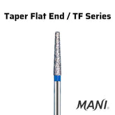 Mani Taper Fissure (TF) Series Short Shank Diamond Burs