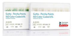 Dentsply ISO Color-Coded 6% Gutta Percha Points