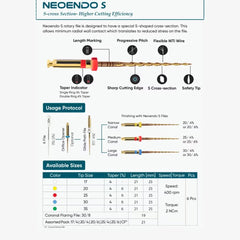 Neoendo S Refills NiTi Rotary Files