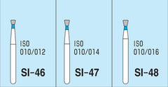 Mani Inverted Cone (SI) Series Short Shank Diamond Burs