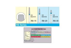 Mani Rounded Shoulder (RS) Series Regular Shank Diamond Burs