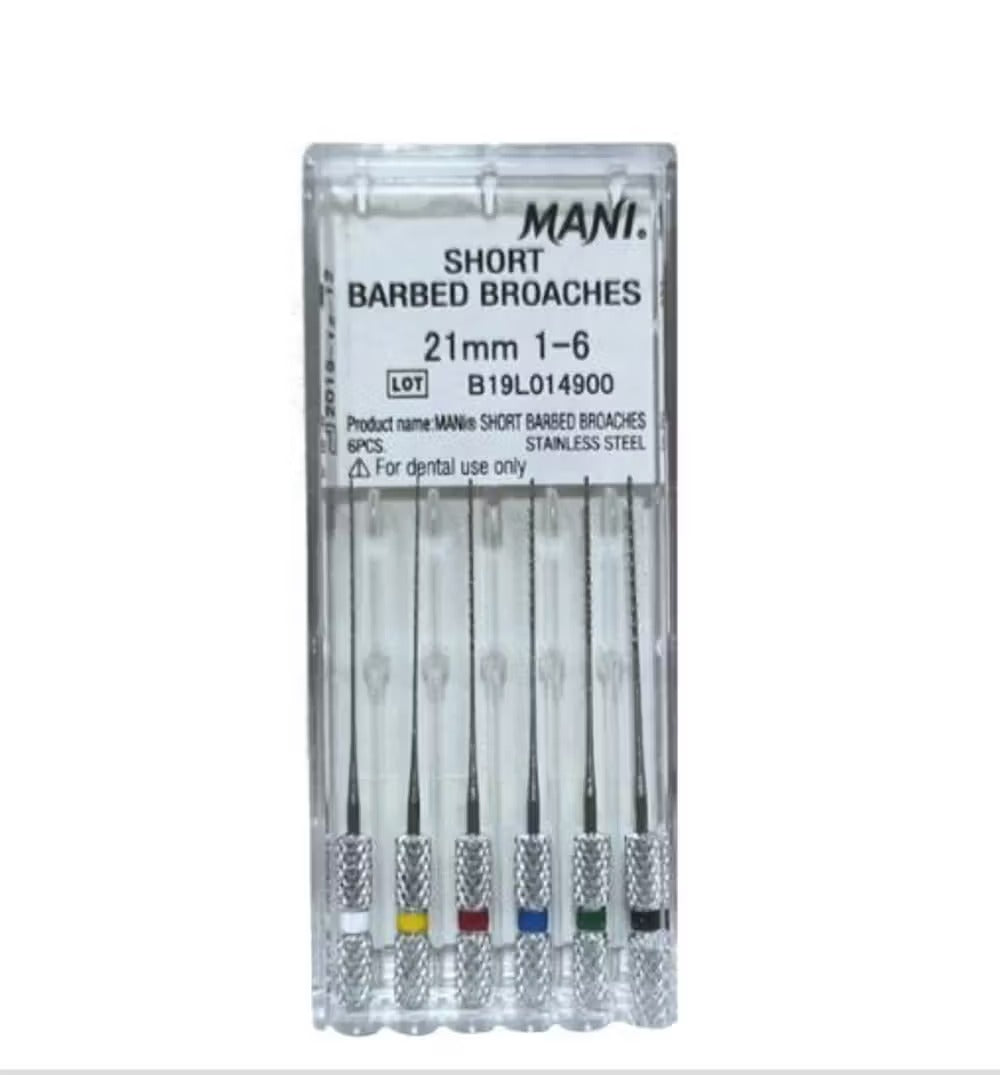 Mani Stainless Steel Barbed Broaches