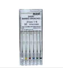 Mani Stainless Steel Barbed Broaches