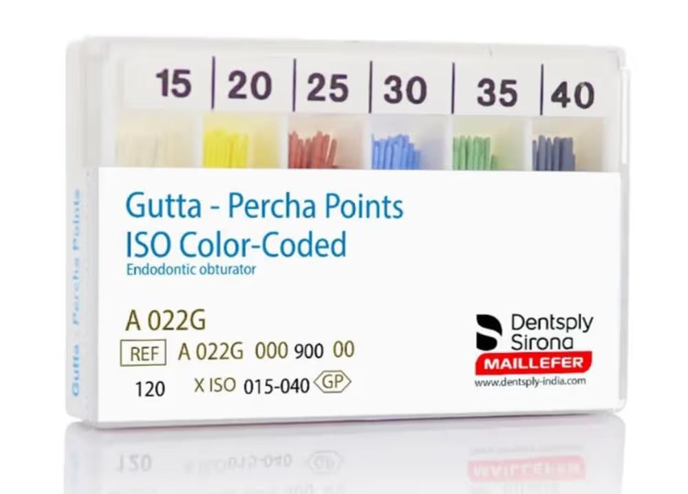 Dentsply ISO Color-Coded 2% Gutta Percha Points