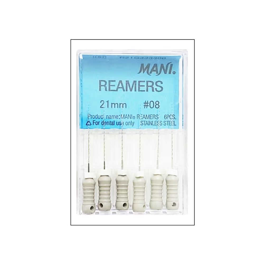 5 x Mani Stainless Steel Reamers