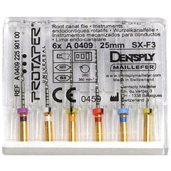 Dentsply ProTaper Gold Assorted (SX-F3) NiTi Rotary Files