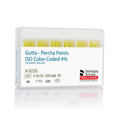 Dentsply ISO Color-Coded 4% Gutta Percha Points
