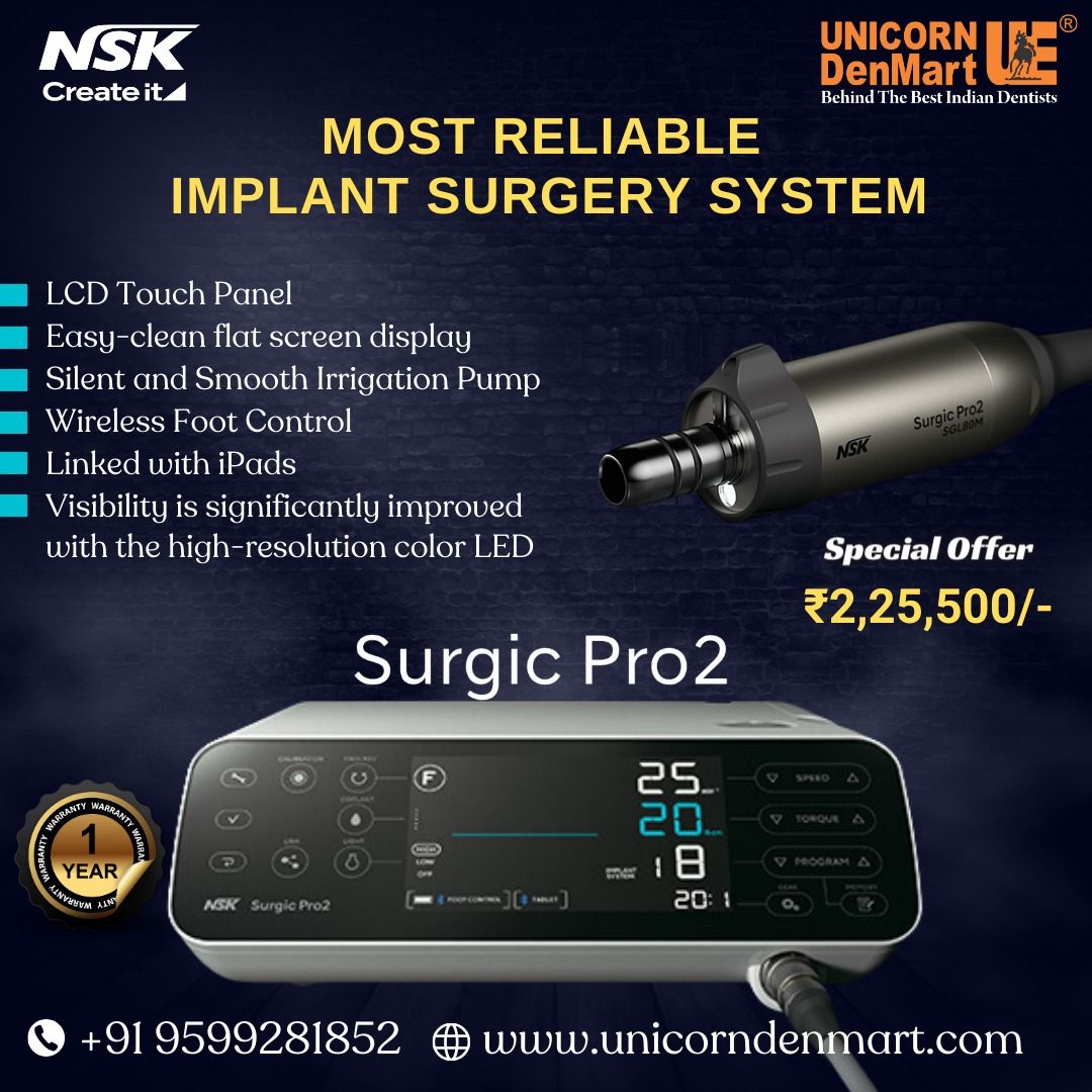 NSK Physiodispenser Surgic Pro 2 Implant Motor