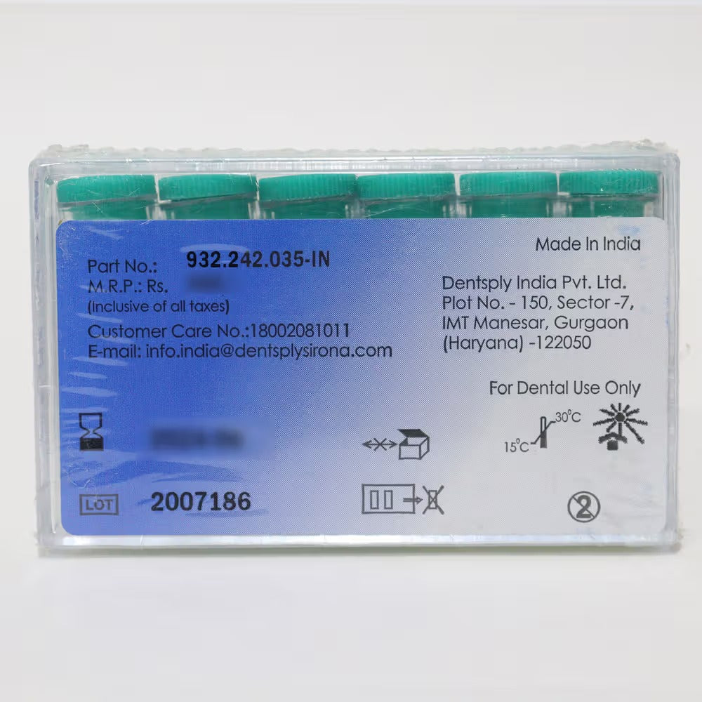 Dentsply ISO Color-Coded 6% Gutta Percha Points