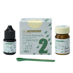 GC Gold Label 2 / Fuji II (Powder-Liquid) Restorative GIC - Mini Pack Shade #22