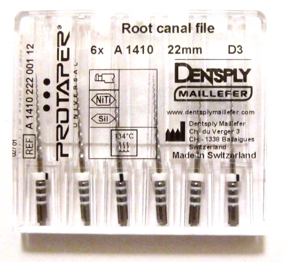 Dentsply ProTaper Retreatment Refills NiTi Rotary Files - 9%/16/D1 (30)