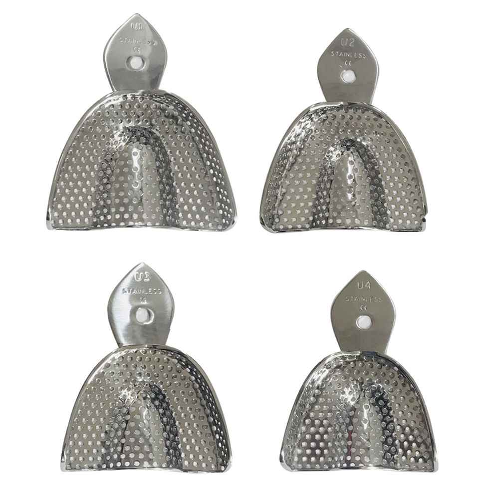 Samit Metallic Perforated Dentulous Impression Trays