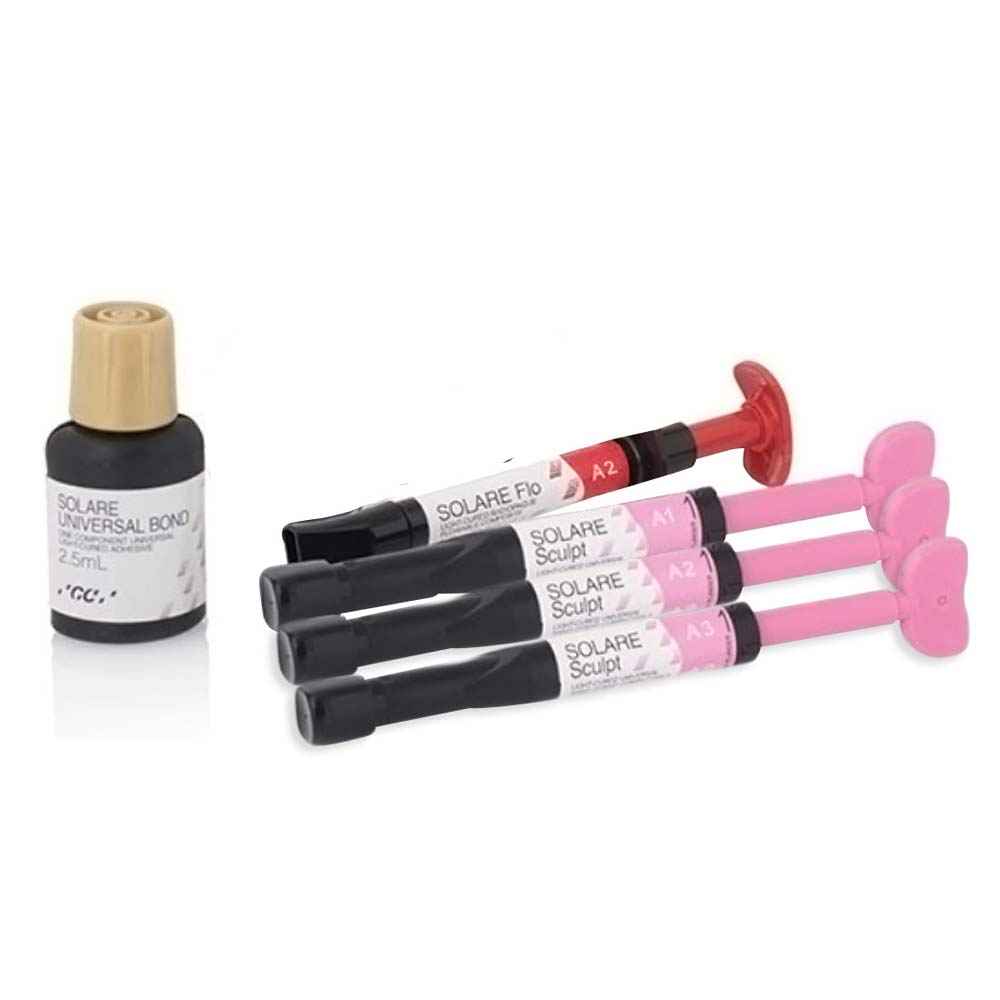 GC Solare Sculpt Promo 2 Kit (3 Syr 1 Flo 1 Bond) Composite Kit